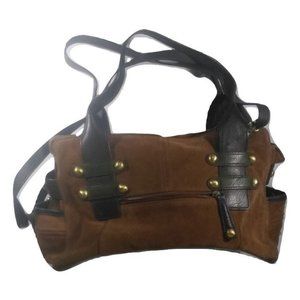 TIGNANELLO Brown Leather Crossbody Bag Purse